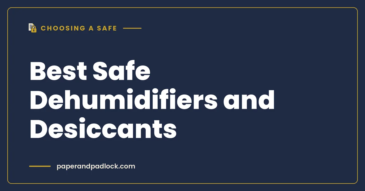 Best Safe Dehumidifiers and Desiccants: Rods, Canisters, Silica Packs, and Hygrometers